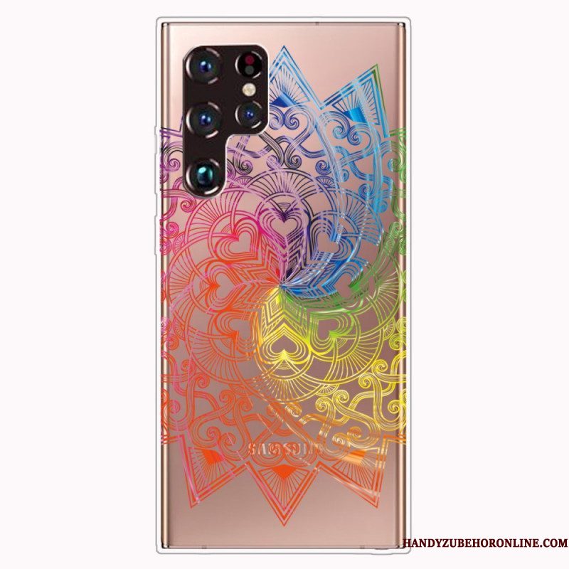 Hoesje voor Samsung Galaxy S22 Ultra 5G Mandala-ontwerp