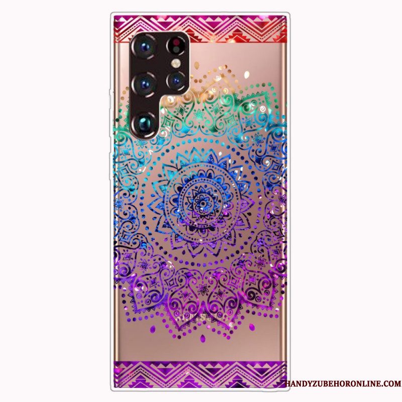 Hoesje voor Samsung Galaxy S22 Ultra 5G Mandala-ontwerp