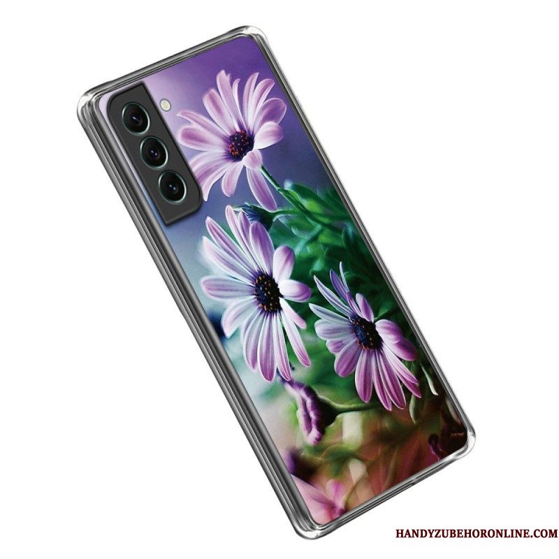 Hoesje voor Samsung Galaxy S23 5G Bloemen Siliconen