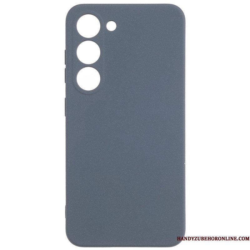 Hoesje voor Samsung Galaxy S23 5G Flexibele Siliconen Mat