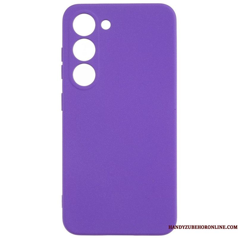 Hoesje voor Samsung Galaxy S23 5G Flexibele Siliconen Mat