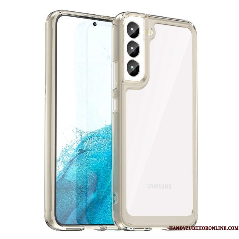 Hoesje voor Samsung Galaxy S23 5G Hybride Gekleurde Randen
