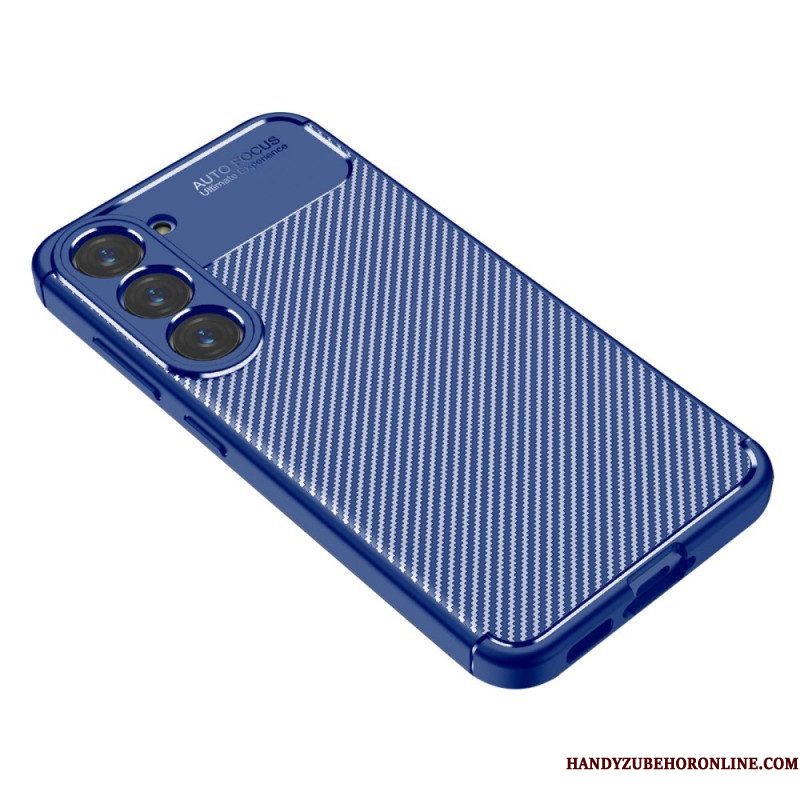 Hoesje voor Samsung Galaxy S23 Plus 5G Flexibele Koolstofvezel