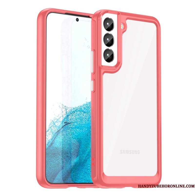 Hoesje voor Samsung Galaxy S23 Plus 5G Hybride Gekleurde Randen