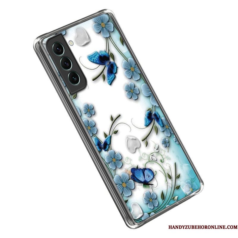 Hoesje voor Samsung Galaxy S23 Plus 5G Naadloze Bloemen