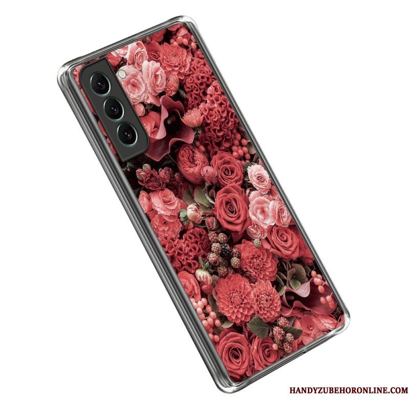 Hoesje voor Samsung Galaxy S23 Ultra 5G Bloemen Bloemen