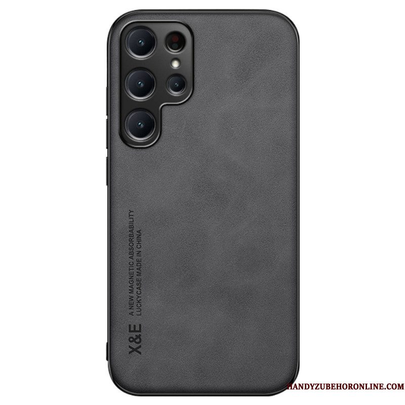 Hoesje voor Samsung Galaxy S23 Ultra 5G X&e Ledereffect Leer