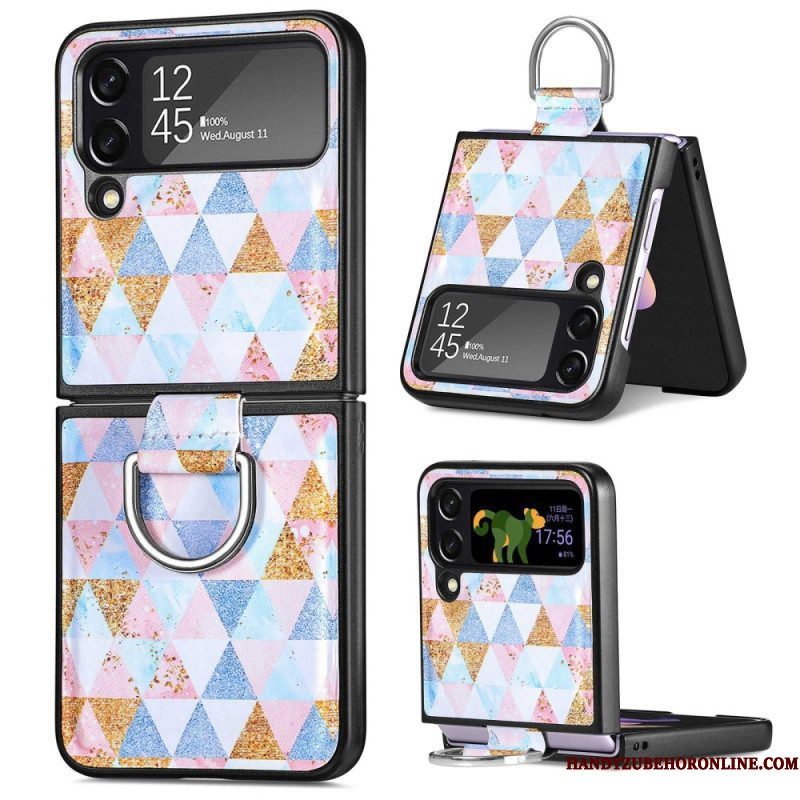 Hoesje voor Samsung Galaxy Z Flip 4 Folio-hoesje Fantasie Met Ring Caseneo