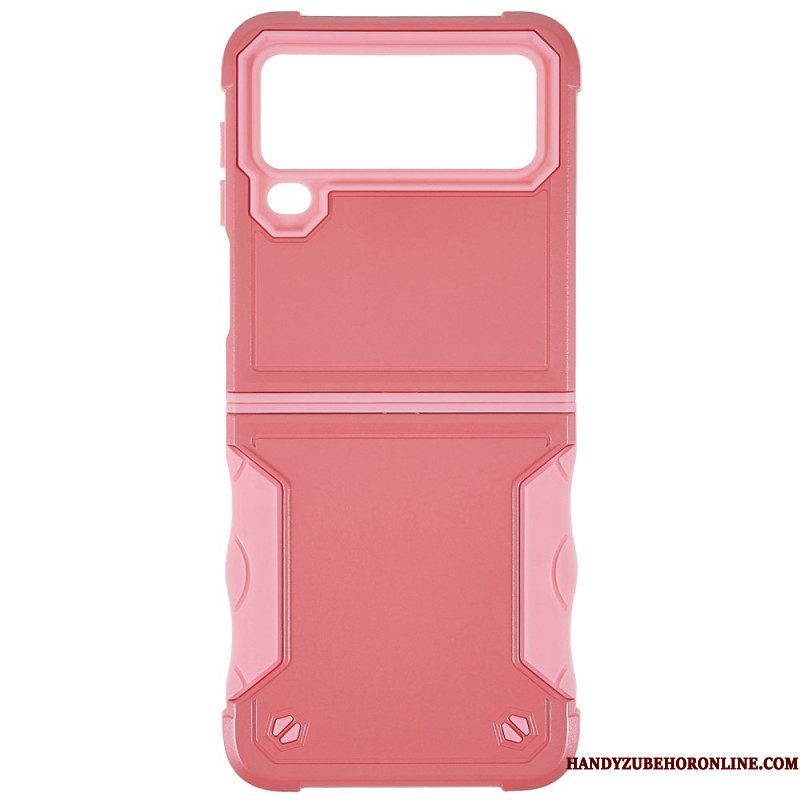 Hoesje voor Samsung Galaxy Z Flip 4 Folio-hoesje Knop Hybride