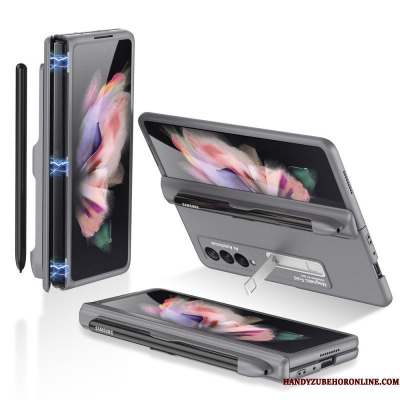 Hoesje voor Samsung Galaxy Z Fold 3 5G Kunststof Standaard En Stylushouder Gkk