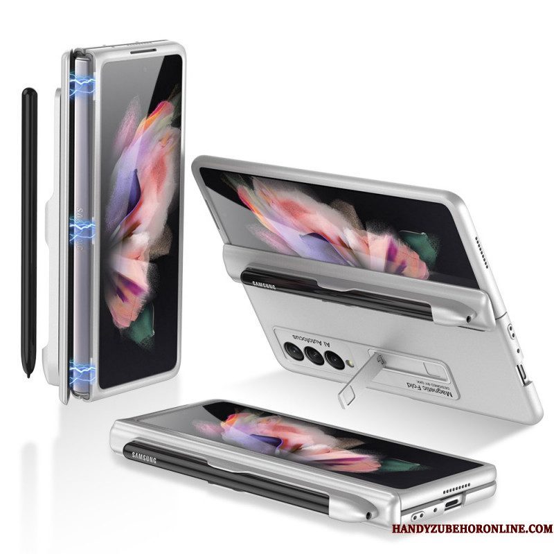 Hoesje voor Samsung Galaxy Z Fold 3 5G Kunststof Standaard En Stylushouder Gkk