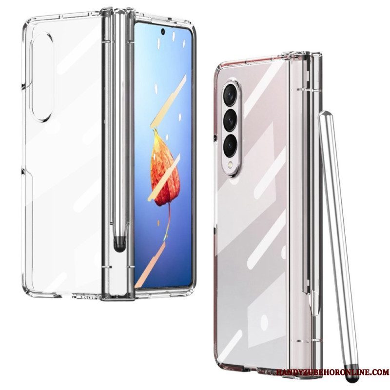 Hoesje voor Samsung Galaxy Z Fold 4 Frosted Shell Met Stylus