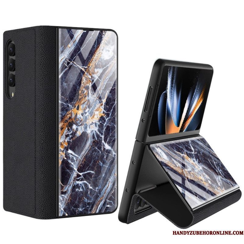 Hoesje voor Samsung Galaxy Z Fold 4 Gkk Marmeren Golven