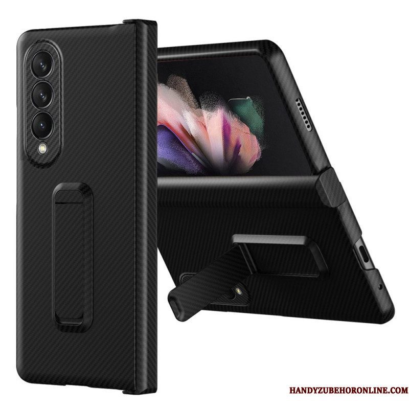 Hoesje voor Samsung Galaxy Z Fold 4 Stedelijke Koolstofvezel