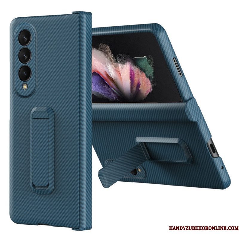 Hoesje voor Samsung Galaxy Z Fold 4 Stedelijke Koolstofvezel