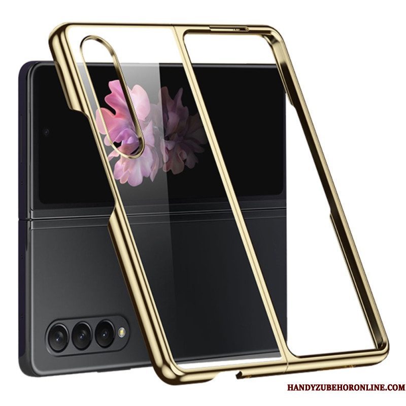 Hoesje voor Samsung Galaxy Z Fold 4 Transparant Metaal