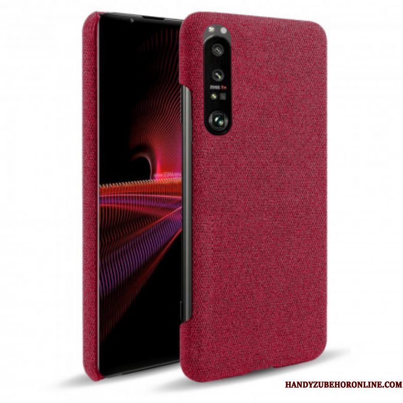 Hoesje voor Sony Xperia 1 III Textuurstof Ksq