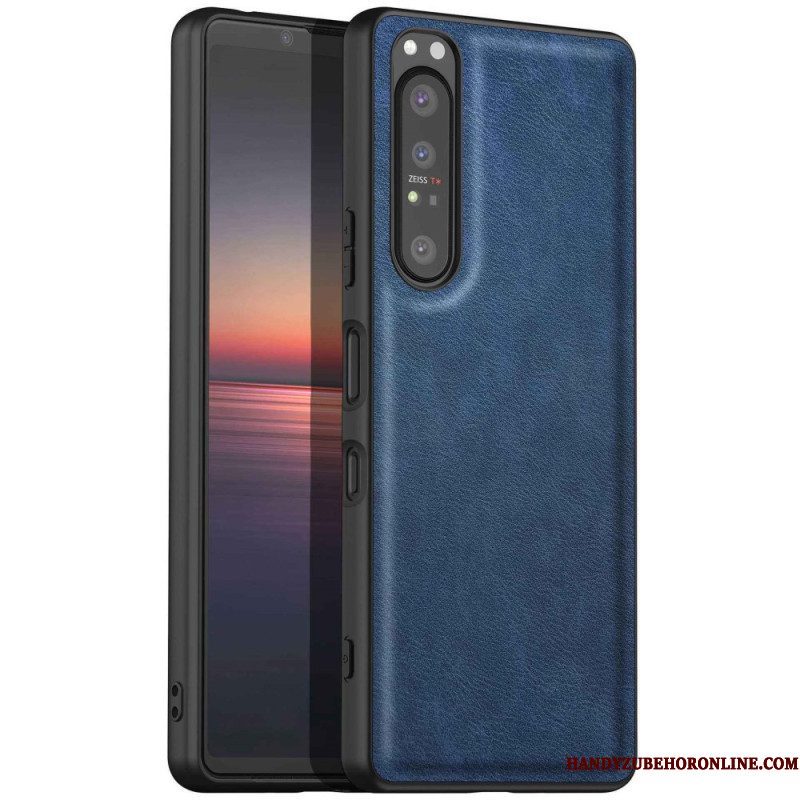 Hoesje voor Sony Xperia 1 IV Kunstleer