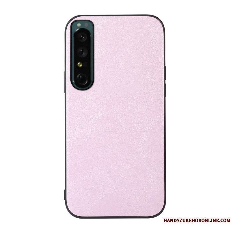 Hoesje voor Sony Xperia 1 IV Stijl Leer