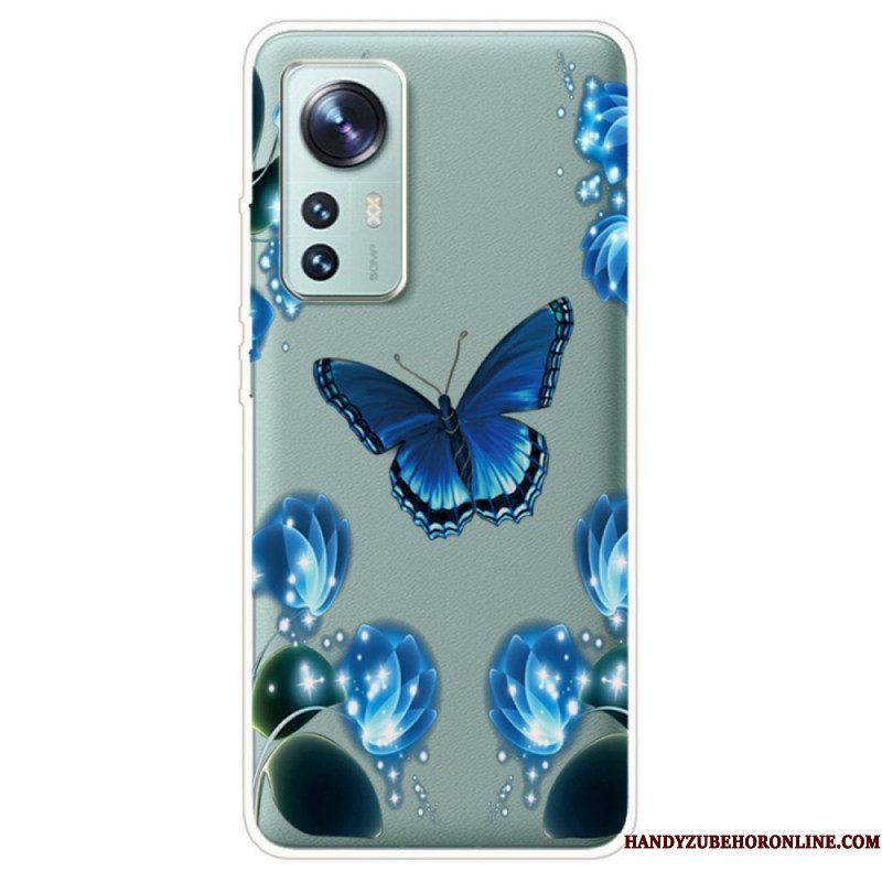 Hoesje voor Xiaomi 12 / 12X Betoverde Vlinder Siliconen