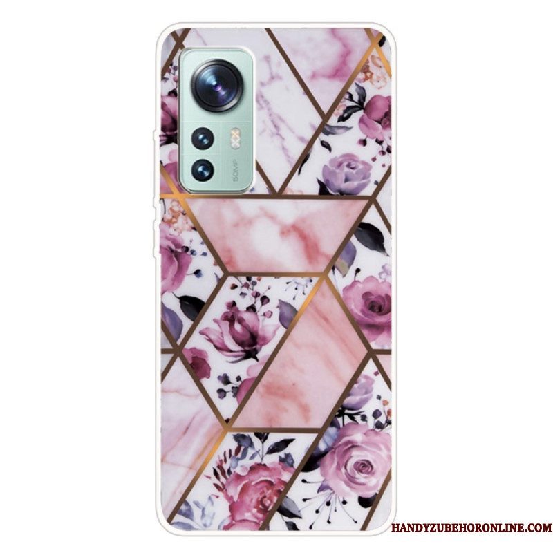 Hoesje voor Xiaomi 12 / 12X Siliconen Marmeren Geometrie