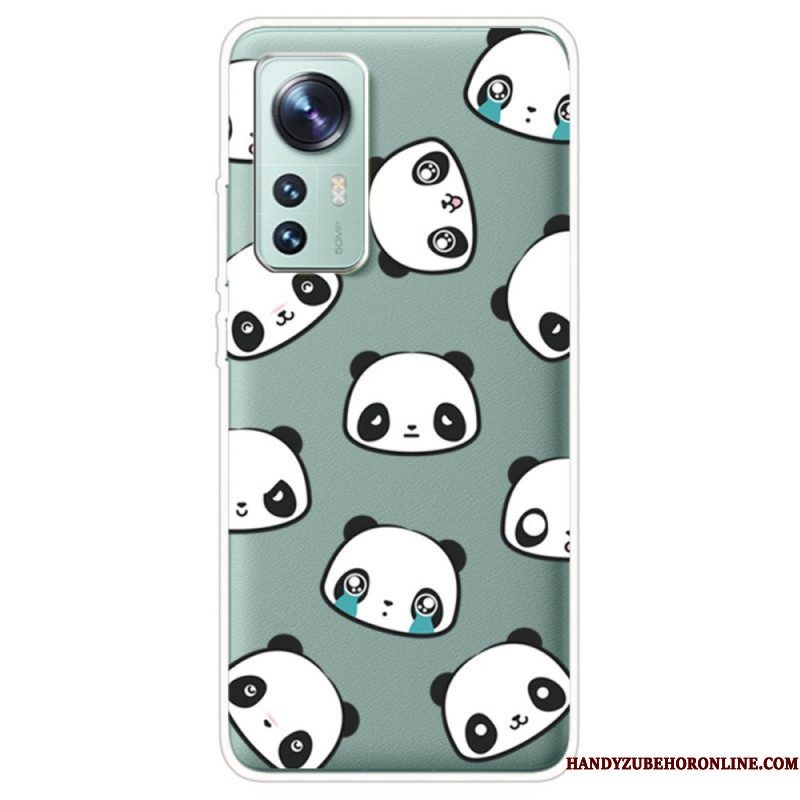 Hoesje voor Xiaomi 12 / 12X Stelletje Panda's