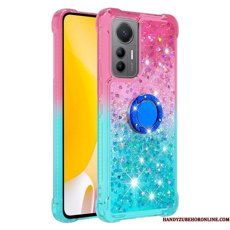 Hoesje voor Xiaomi 12 Lite Glitter Ringbeugel