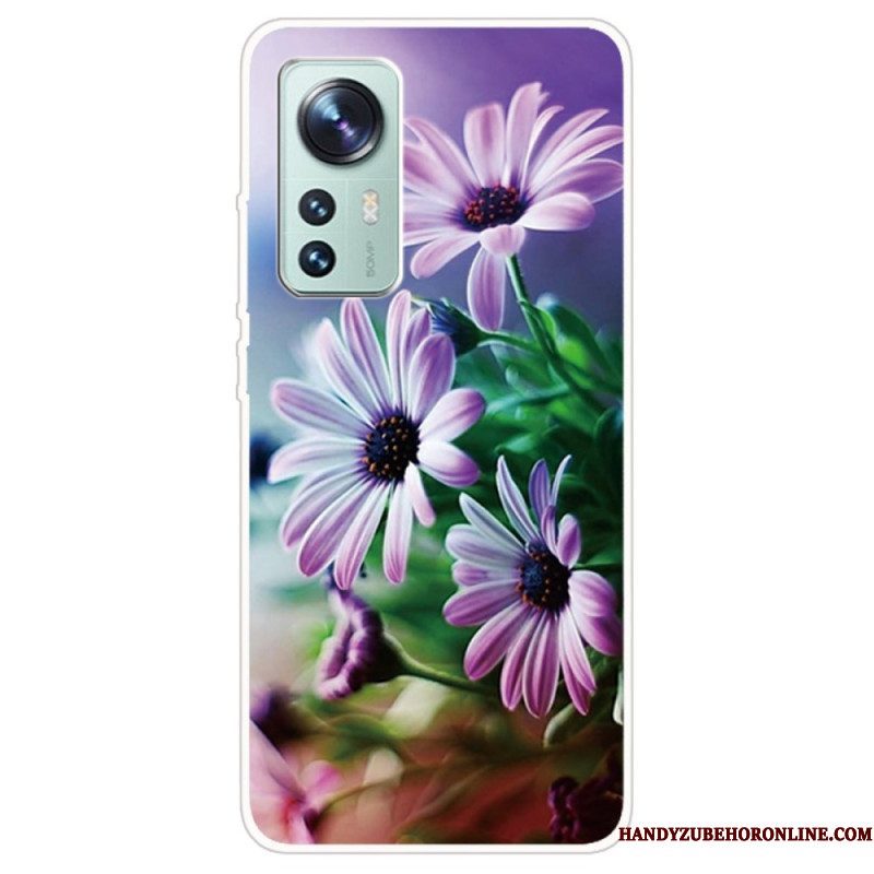 Hoesje voor Xiaomi 12 Pro Bloemen Siliconen