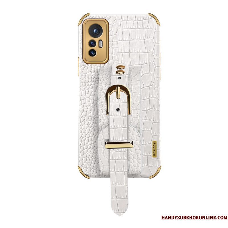 Hoesje voor Xiaomi 12 Pro Croco Band