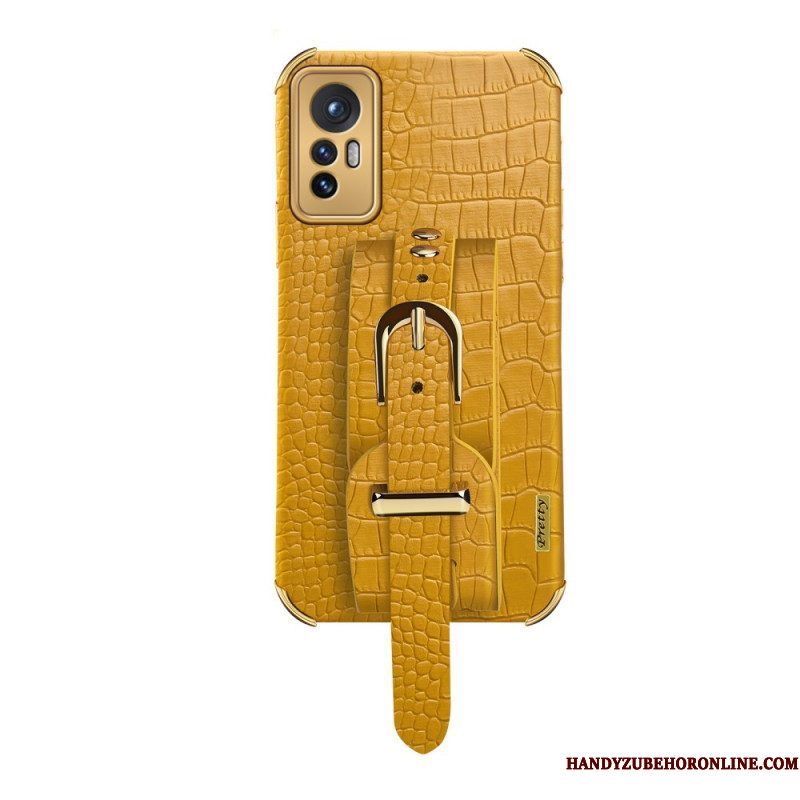 Hoesje voor Xiaomi 12 Pro Croco Band