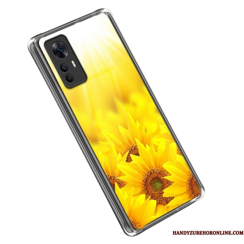 Hoesje voor Xiaomi 12T / 12T Pro Variatie Zonnebloemen