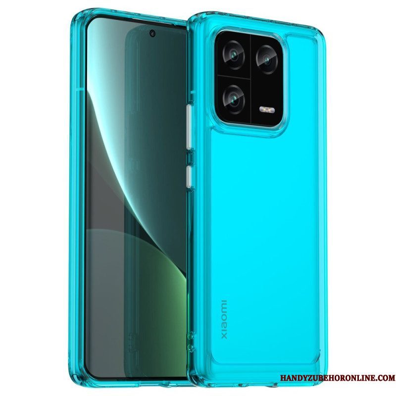 Hoesje voor Xiaomi 13 Pro Transparante Candy-serie