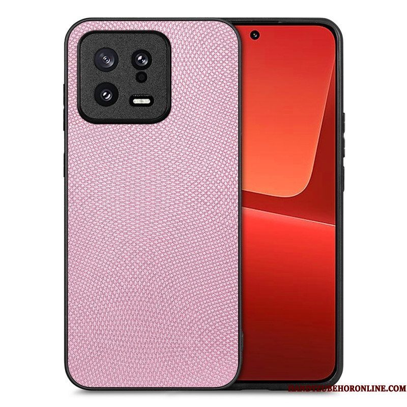 Hoesje voor Xiaomi 13 Stijl Leer Kleur