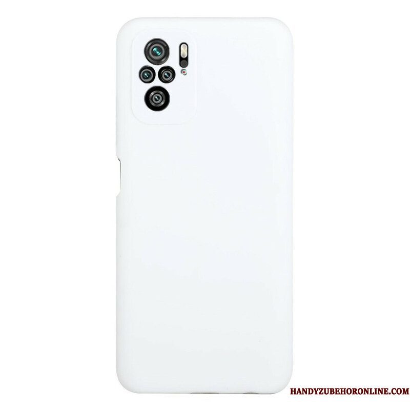 Hoesje voor Xiaomi Redmi Note 10 / 10S Flexibele Siliconen Mat