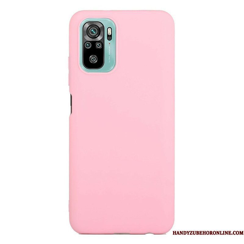 Hoesje voor Xiaomi Redmi Note 10 / 10S Flexibele Siliconen Mat