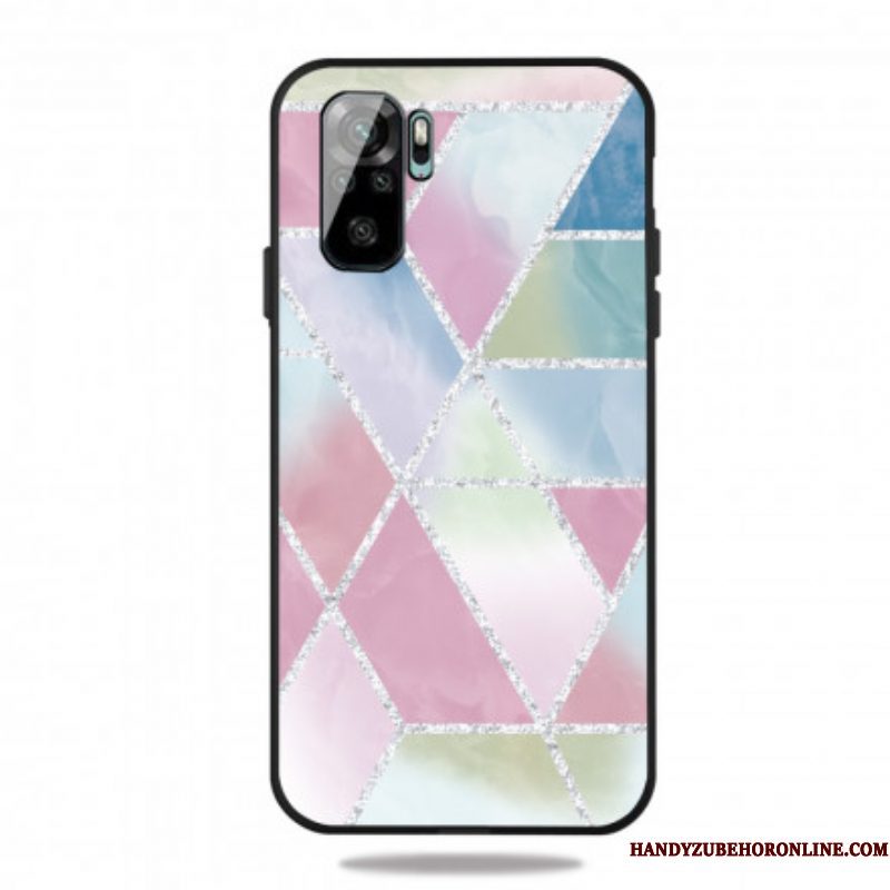 Hoesje voor Xiaomi Redmi Note 10 / 10S Glitter Marmer