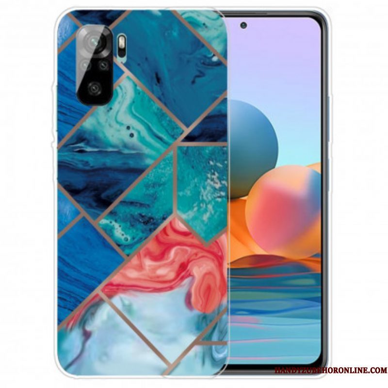 Hoesje voor Xiaomi Redmi Note 10 / 10S Ontwerper Marmer