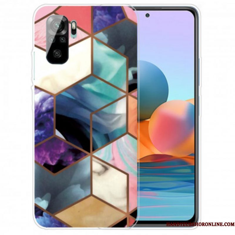 Hoesje voor Xiaomi Redmi Note 10 / 10S Ontwerper Marmer