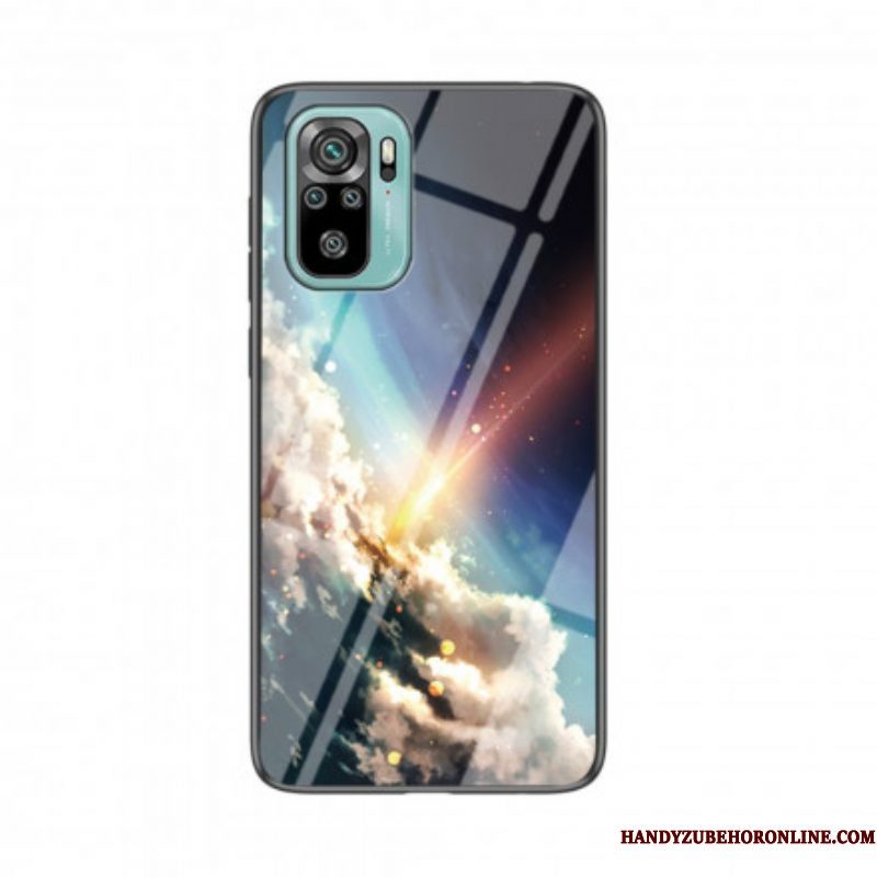 Hoesje voor Xiaomi Redmi Note 10 / 10S Schoonheid Gehard Glas