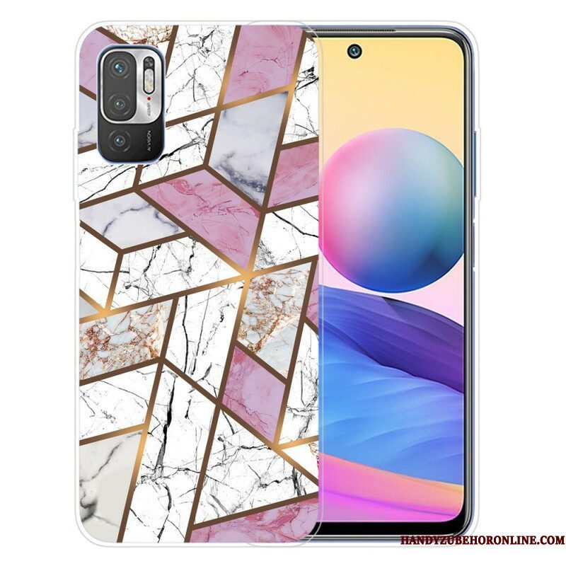 Hoesje voor Xiaomi Redmi Note 10 5G Geometrisch Marmer