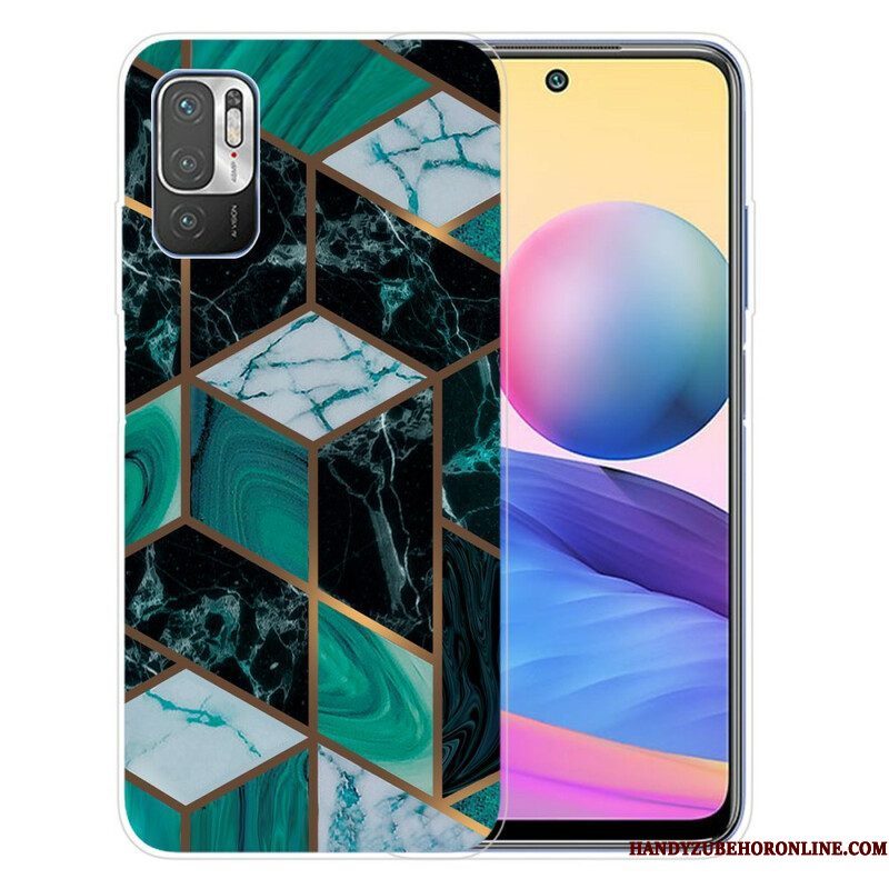 Hoesje voor Xiaomi Redmi Note 10 5G Geometrisch Marmer