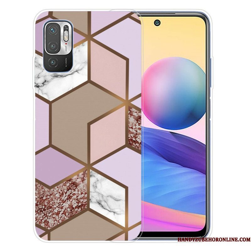 Hoesje voor Xiaomi Redmi Note 10 5G Geometrisch Marmer