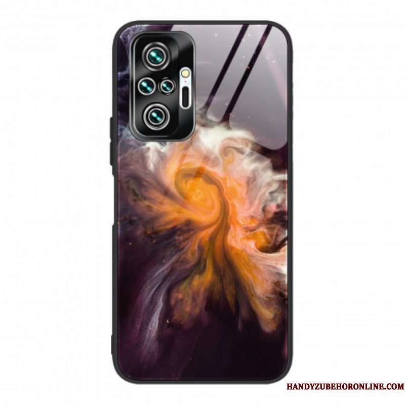 Hoesje voor Xiaomi Redmi Note 10 Pro Designkleuren Gehard Glas