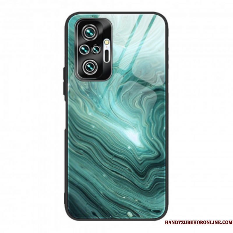 Hoesje voor Xiaomi Redmi Note 10 Pro Designkleuren Gehard Glas