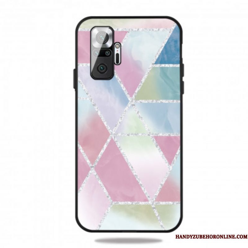 Hoesje voor Xiaomi Redmi Note 10 Pro Glitter Marmer