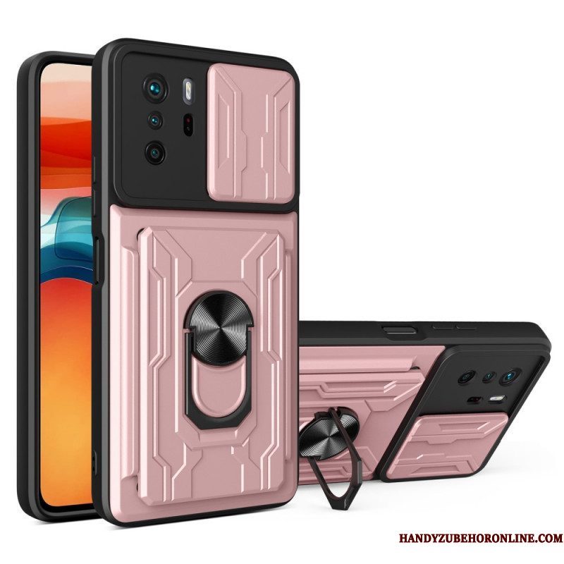 Hoesje voor Xiaomi Redmi Note 10 Pro Houder & Lensbeschermer & Houder