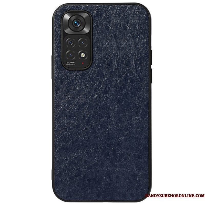 Hoesje voor Xiaomi Redmi Note 11 / 11S Getextureerd Kunstleer