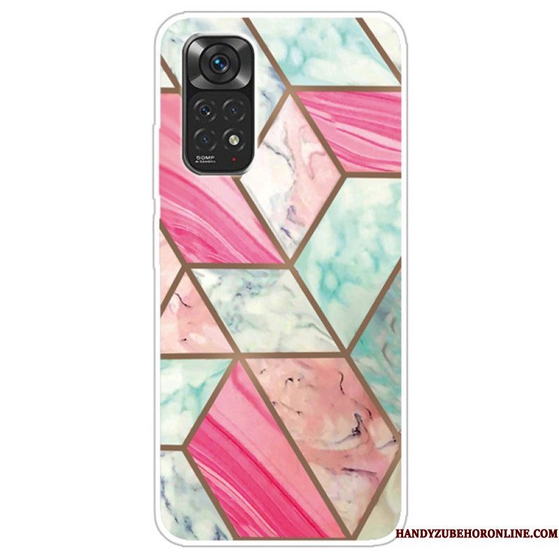 Hoesje voor Xiaomi Redmi Note 11 / 11S Marmeren Geometrie