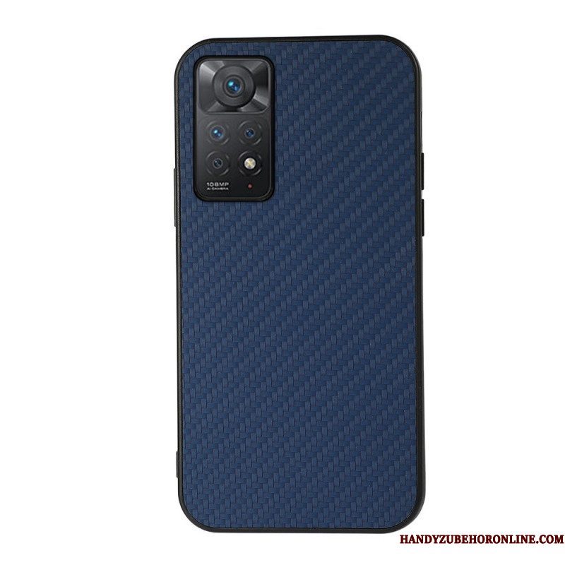 Hoesje voor Xiaomi Redmi Note 11 Pro / 11 Pro 5G Koolstofvezel