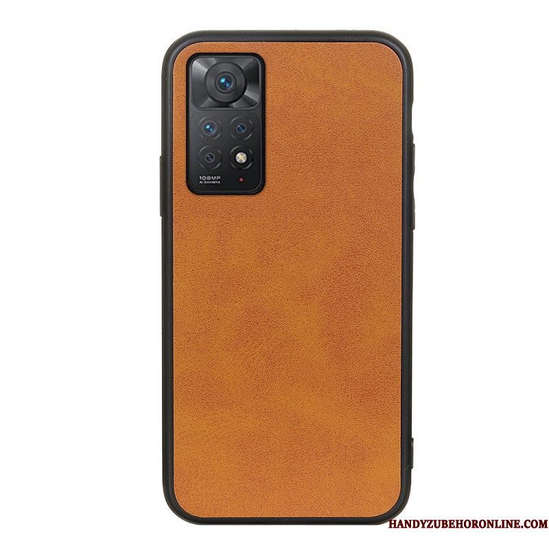 Hoesje voor Xiaomi Redmi Note 11 Pro / 11 Pro 5G Leer-effect